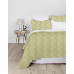 Bed cover euro CUBE OLIVE - image-0